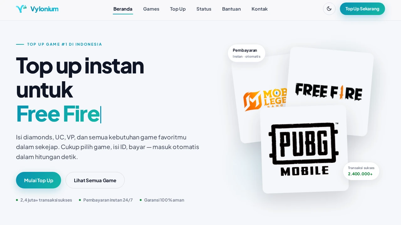 Pratinjau Top Up Game