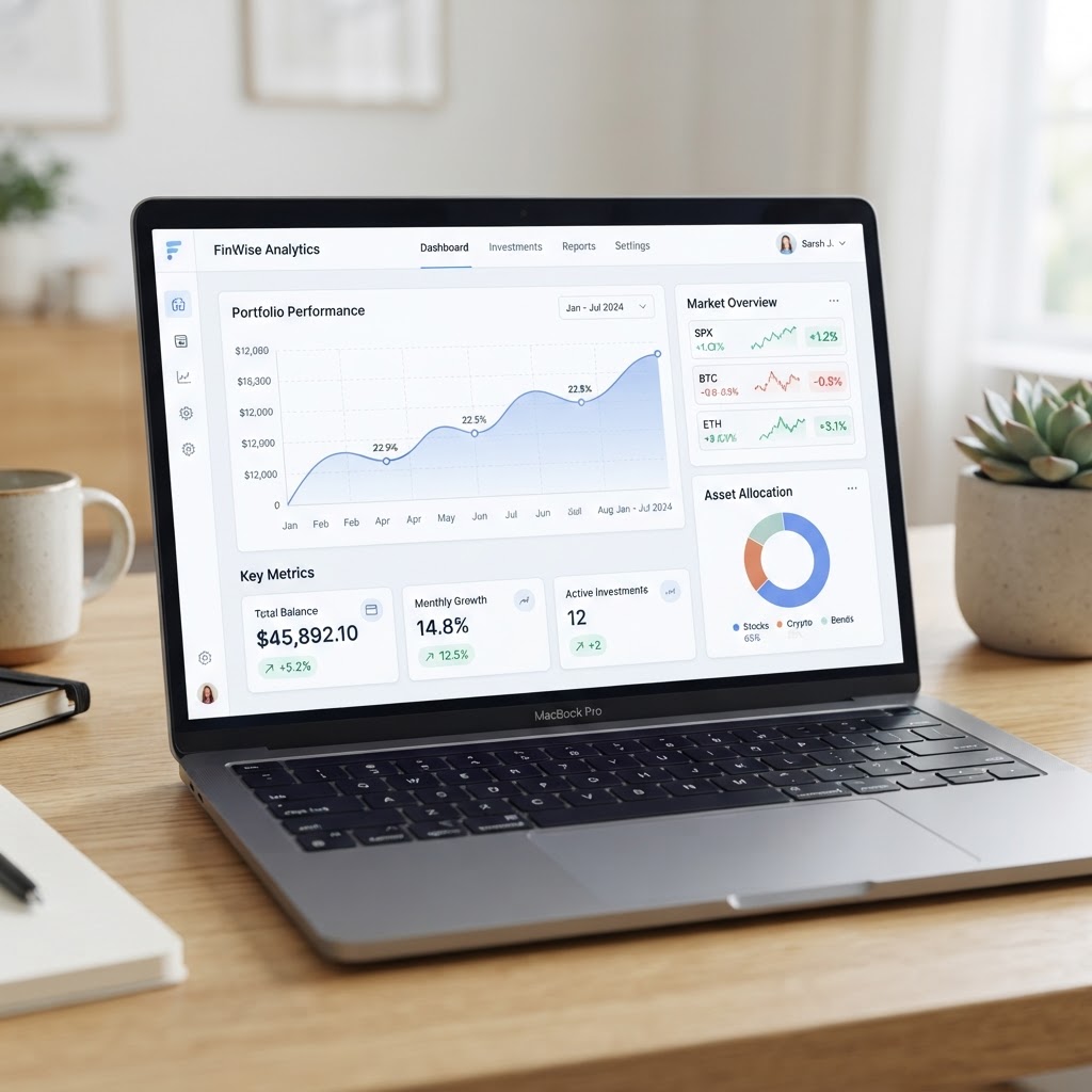 Finara fintech dashboard
